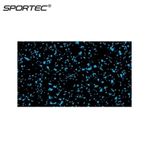 Podlaha SPORTEC SPLASH modrá 4mm, drobné + velké granule EPDM