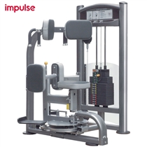 Posilovací stroj břicho laterální flexe IMPULSE Torso rotation - rotana 68 kg